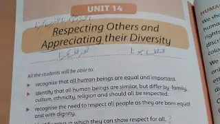 Amazing world Unit 14 : Respecting others and Appreciating their Diversity || class 2 