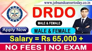 DRDO DMSRDE Recruitment 2024 | DRDO DMSRDE New Vacancy 2024 | DRDO DMSRDE Jobs 2024 | Apply Online