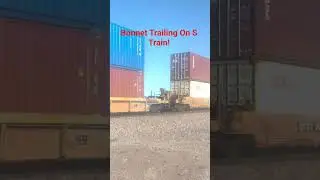 EB BNSF S Train Feat Bonnet At East Daggett CA! #shorts #bigbossrailfanner #highdesert