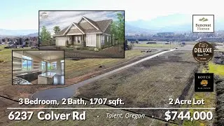 6237 Colver Rd. Lot 3 Talent, Oregon - New Home on 2 EFU acres w/TID Irrigation and sweeping views