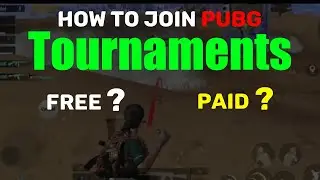 How to Join PUBG Tournament in Pakistan and Earn Money | Full Guide