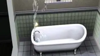 The Sims 3 Supernatural - 'Fairy Repair' On Bath