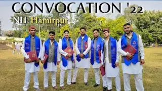 Convocation'22 || NIT Hamirpur || Graduates on Convocation day🎓
