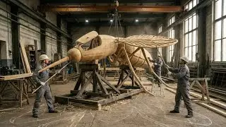 We Built a 10 Meter Wooden Mosquito in Portland, Oregon and Made It Fly