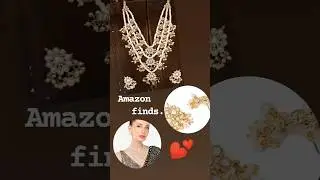 Zaveri pearls beautiful layered pearl neckset.  #amazonfinds #pearlnecklaceset #zaveripearls #neck