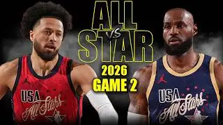 NBA All Star Game | Team USA Stars vs Team USA Stripes Full Game 2 Highlights &ndash; February 15, 2026