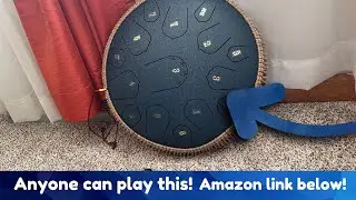 Looking at the Hopwell 14” steel tongue drum in the key of D