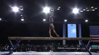 Jordan Chiles&ndash; Balance Beam - 2021 Winter Cup &ndash; Senior Women