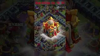 Upgrading to Town Hall 16 in Clash of Clans! 💥 #clashofclans  #Shorts