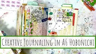 Creative Journaling in my A6 Hobonichi Techo | Journal with Me