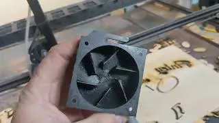 Longer Ray5 20w Laser:  Adding custom fan ducts to the module to allow the use of an air filter