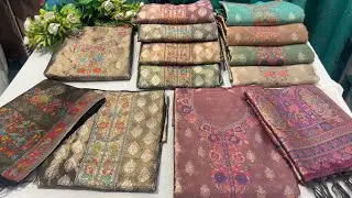 02-Oct-25 | Pure Tissue Silk Weaving Jamawar Suits | WhatsApp for orders: +91-7051012285