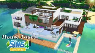 The Sims 4 &mdash; Давайте построим особняк моей мечты на берегу моря (экскурсия по дому!)