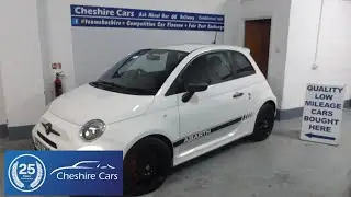 Used Abarth 595 Competizione in Gara White for sale in Crewe Cheshire at Cheshire cars