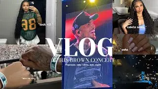 vlog: Chris brown show 2024 | preparação pré show, cabelo, unha, roupa e viagem
