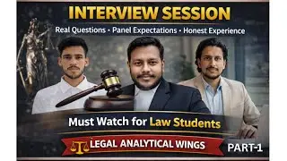 Real Law Interview Experience. Part-1 Read Caption ⚖️