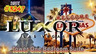 Las Vegas- LUXOR-Tower One Bedroom Suite-ROOM 3247-2025-Room Review/Show and Tell #lasvegas #luxor