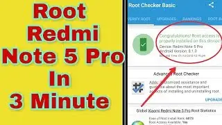Root Redmi Note 5 Pro In 3 Minutes Only 🔥🔥