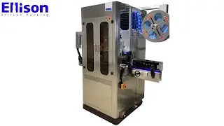 Soysauce bottle shrink sleeve labeling machine
