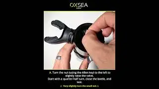 OX500 ADJUSTING THE AIRFLOW RATE