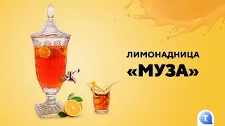 Лимонадница &laquo;Муза&raquo; из прозрачного и прочного стекла &mdash; лучшее решение для сервировки вашего стола