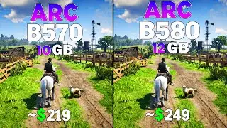 ARC B570 vs ARC B580 - Test in 8 Games