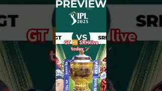 GT 🆚 SRH। match preview। pitch report #cricketshorts #shortvideo #shortsfeed