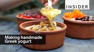 The crazy process behind handmade Greek yogurt