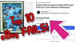 Top 10 Hilarious eBay Baseball Card Errors!
