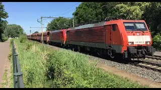 Treinen kijken 🚂👀 108 ! IJzer Erts Goederentrein te Blerick Nederland 🇳🇱 Za 10 Mei 2025 , Mooi Weer!