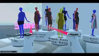 Visual Attention Driven And Dynamically Changing Virtual Store | Prototype