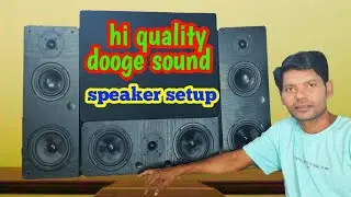 I Built a 3-Way DOOGE Sound System.5.1 assembly 3way dooge sound hi quality speaker setup