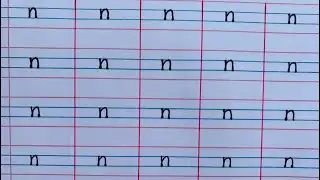 Learn to write small n |Lowercase letters for kids|Small letter alphabets writing|Alphabets learning