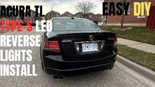 installing bright led reverse lights | acura tl type-s
