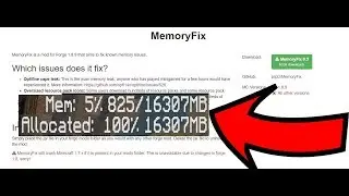 Prplz Memory Fix &mdash; Мгновенная загрузка мира + Никогда не исчерпывайте оперативную память! [1.8.9]