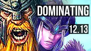 OLAF vs SEJUANI (TOP) | Rank 7 Olaf, 9/2/10, Dominating | EUW Challenger | 12.13