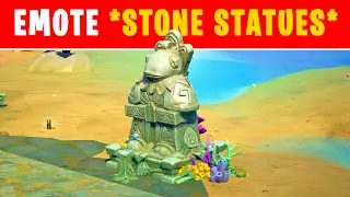 EMOTE at Stone Statues (Fortnite)