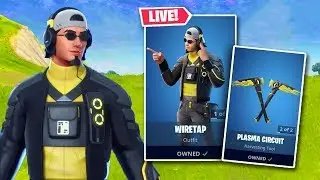 **NEW** WIRETAP SKIN GAMEPLAY- FORTNITE STREAM!! (SUB TO PLAY W/ ME) (XBOX, PS4, PC, SWITCH, MOBILE)