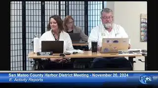 SMCHD 11/20/24 - San Mateo County Harbor District Meeting - November 11, 2024