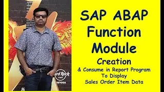 SAP Function Module for Sales Data
