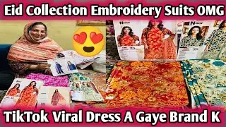 New Eid Collection Embroidery Suits😍 TikTok Viral Dress👗Zoha Beauty Vlog 