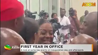FIRST YEAR IN OFFICE: A look at some key events on inauguration day and afterwards