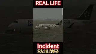 LOT Polish Airlines Wypadł z pasa startowego po lądowaniu w Wilnie ERJ-170 SP-LDK LO-771 winny l&oacute;d ?