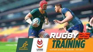 Rugby 25 I Wallabies Training (New Custom 