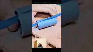 fix a leaking pipe urgently with basic things (without professional tools).#viral #youtubeshorts
