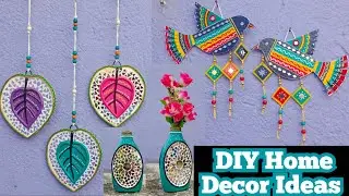 DIY Home/Room Decoration Ideas | Best Out Of Waste | Mosaic Art Decor Ideas | Wall Hanging Craft 