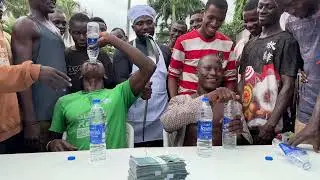 DRINKING CONTEST &ndash; FIRST TO FINISH 4 BOTTLES OF WATER WINS BIG CASH MONEY