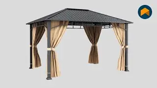 Paviljong - Monteringsanvisning 3x4 (Sunset Superior) | Telttorget