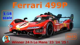 Ferrari 499P - 1/18 Scale Model Car - DieCast & Cars