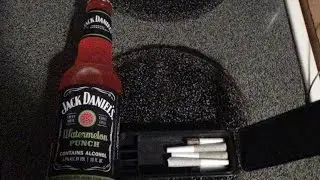 ASMR Smoking Swamp Gas/Drinking Jack Daniel's Watermelon Punch